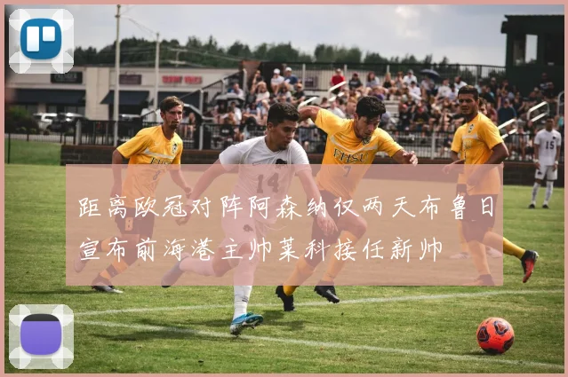 距离欧冠对阵阿森纳仅两天布鲁日宣布前海港主帅莱科接任新帅